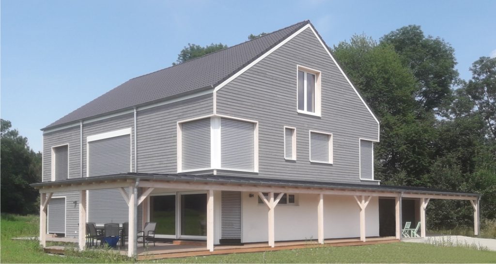 Niedrigenergiehaus in Holzständerbauweise